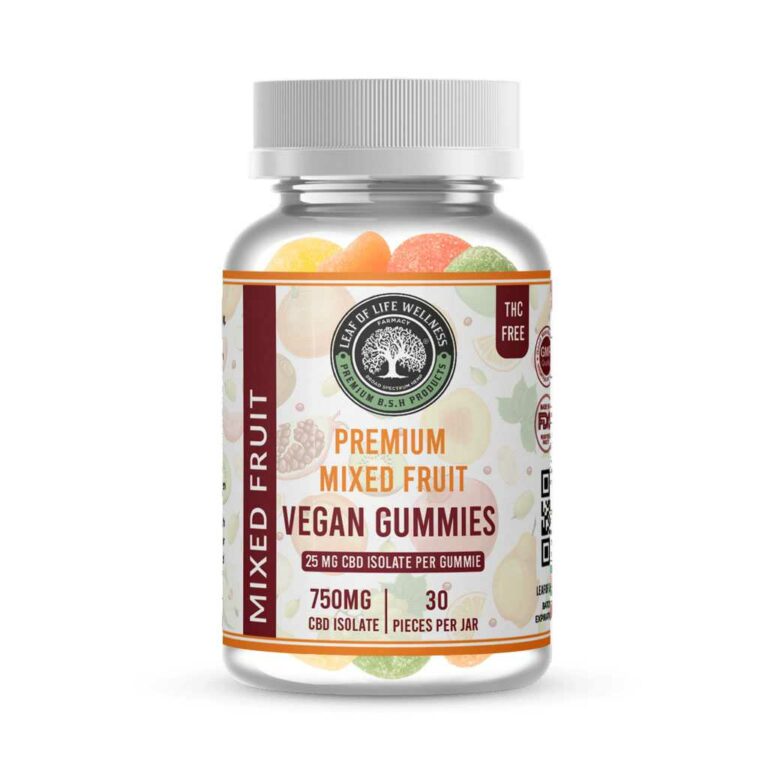 Mixed Fruit Vegan Gummies Leaf of Life Wellness